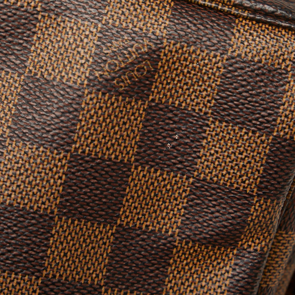 ルイ ヴィトン ダミエ ナヴィグリオ 斜め掛け ショルダーバッグ N45255 ブラウン PVC レザー レディース LOUIS VUITTON 【中古】