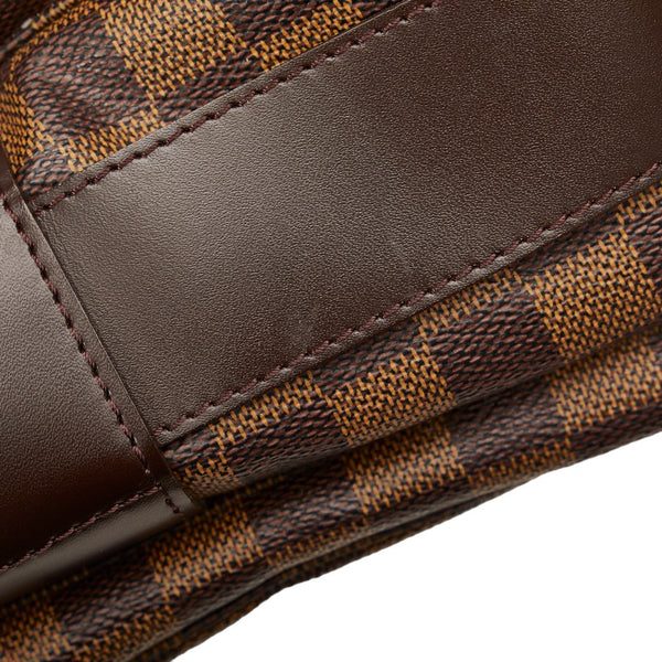 ルイ ヴィトン ダミエ ナヴィグリオ 斜め掛け ショルダーバッグ N45255 ブラウン PVC レザー レディース LOUIS VUITTON 【中古】