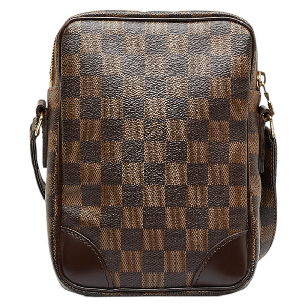 ルイ ヴィトン ダミエ アマゾン SPオーダー 斜め掛け ショルダーバッグ N48074 ブラウン PVC レザー レディース LOUIS VUITTON 【中古】