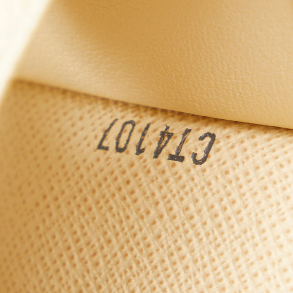 ルイ ヴィトン ダミエ アズール ミュルティクレ6 キーケース N61745 ホワイト PVC レザー レディース LOUIS VUITTON 【中古】