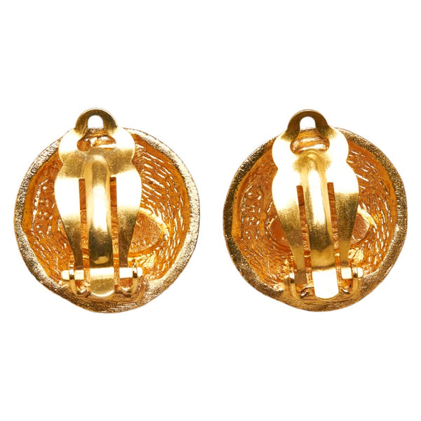 シャネル ココマーク イヤリング ゴールド メッキ レディース CHANEL 【中古】