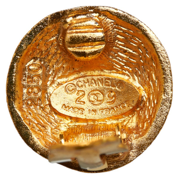 シャネル ココマーク イヤリング ゴールド メッキ レディース CHANEL 【中古】