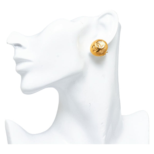 シャネル ココマーク イヤリング ゴールド メッキ レディース CHANEL 【中古】