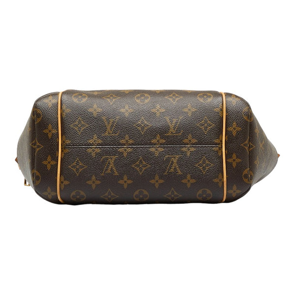 ルイ ヴィトン モノグラム トータリーPM ハンドバッグ ショルダーバッグ M56688 ブラウン PVC レザー レディース LOUIS VUITTON 【中古】