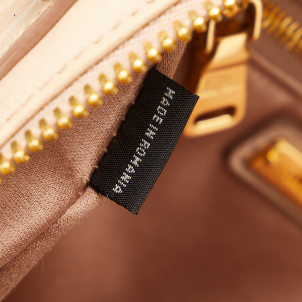 ミュウ ミュウ マテラッセ リュック バックパック 5BZ022 ベージュ レザー レディース Miu Miu 【中古】