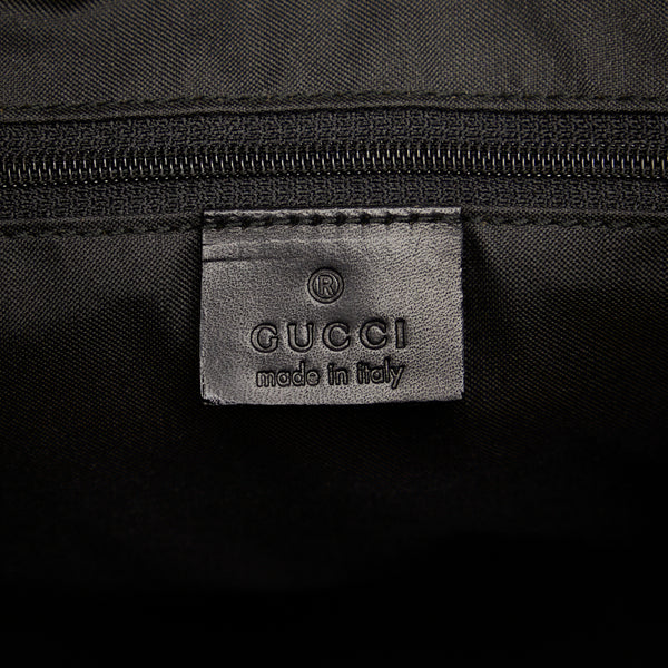 グッチ バンブー ショルダーバッグ ワンショルダーバッグ 000 0531 ブラック キャンバス レザー レディース GUCCI 【中古】