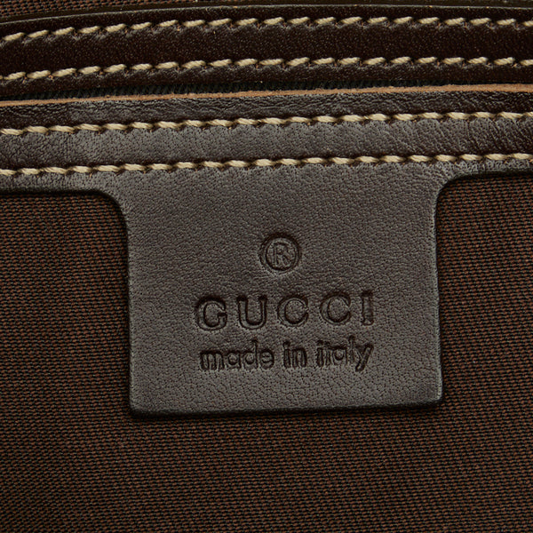 グッチ GGスプリーム ウエストバッグ ボディバッグ 233269 ベージュ ブラウン PVC レザー レディース GUCCI 【中古】