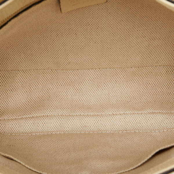 グッチ インターロッキングG ソーホー タッセル 斜め掛け チェーン ショルダーバック 536224 ホワイト レザー レディース GUCCI 【中古】