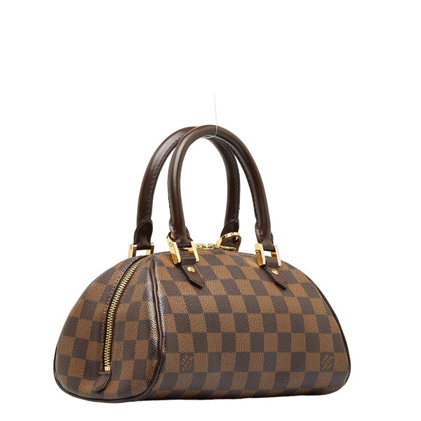 ルイ ヴィトン ダミエ  リベラミニ ミニ ハンドバッグ N41436 エベヌ ブラウン PVC レザー レディース LOUIS VUITTON 【中古】