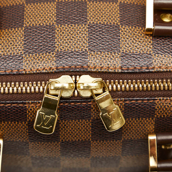 ルイ ヴィトン ダミエ  リベラミニ ミニ ハンドバッグ N41436 エベヌ ブラウン PVC レザー レディース LOUIS VUITTON 【中古】