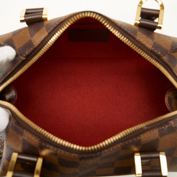 ルイ ヴィトン ダミエ  リベラミニ ミニ ハンドバッグ N41436 エベヌ ブラウン PVC レザー レディース LOUIS VUITTON 【中古】