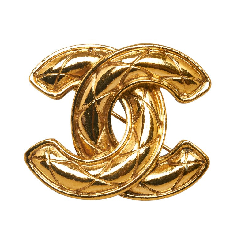 シャネル ココマーク ブローチ ゴールド メッキ レディース CHANEL 【中古】