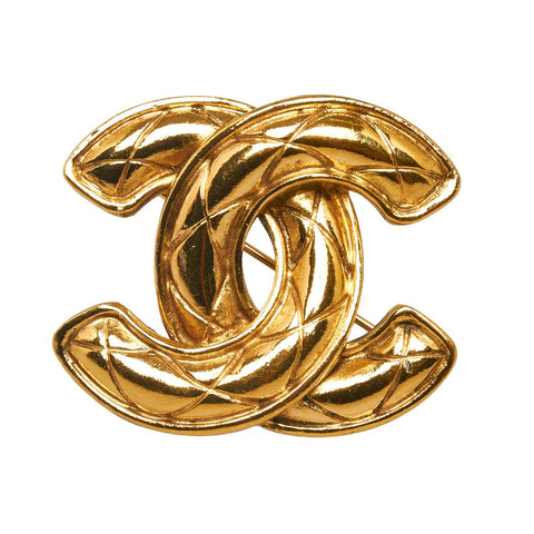 シャネル ココマーク ブローチ ゴールド メッキ レディース CHANEL 【中古】