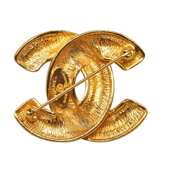 シャネル ココマーク ブローチ ゴールド メッキ レディース CHANEL 【中古】