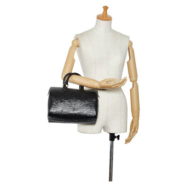 ルイ ヴィトン エピ スピーディ25 ハンドバッグ ミニボストンバッグ M43012 ノワール ブラック レザー レディース LOUIS VUITTON 【中古】