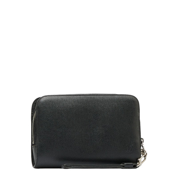 ルイ ヴィトン タイガ バイカル クラッチバッグ セカンドバッグ M30182 ノワール ブラック レザー メンズ LOUIS VUITTON 【中古】