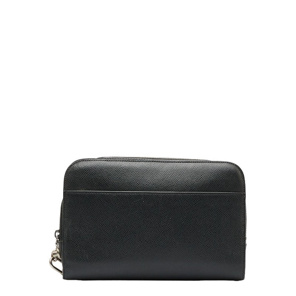 ルイ ヴィトン タイガ バイカル クラッチバッグ セカンドバッグ M30182 ノワール ブラック レザー メンズ LOUIS VUITTON 【中古】
