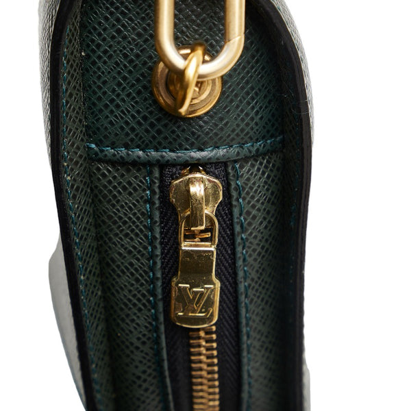 ルイ ヴィトン タイガ バイカル クラッチバッグ セカンドバッグ M30184 エピセア グリーン レザー メンズ LOUIS VUITTON 【中古】