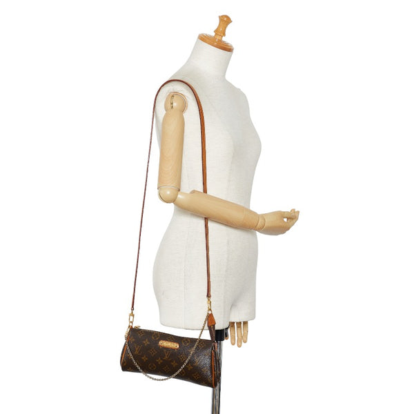 ルイ ヴィトン モノグラム エヴァ ハンドバッグ ショルダーバッグ 2WAY M95567 ブラウン PVC レザー レディース LOUIS VUITTON 【中古】