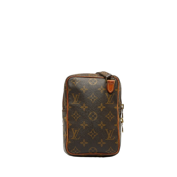 ルイ ヴィトン モノグラム ミニ アマゾン 斜め掛け ショルダーバッグ M45238 ブラウン PVC レザー レディース LOUIS VUITTON 【中古】