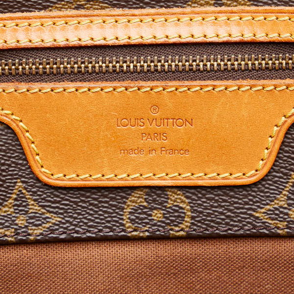 ルイ ヴィトン モノグラム サックショッピング トートバッグ ショルダーバッグ M51108 ブラウン PVC レザー レディース LOUIS VUITTON 【中古】