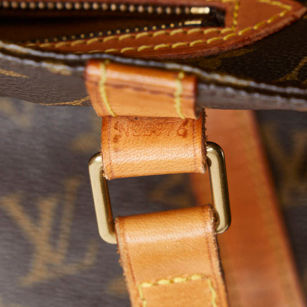 ルイ ヴィトン モノグラム サックショッピング トートバッグ ショルダーバッグ M51108 ブラウン PVC レザー レディース LOUIS VUITTON 【中古】