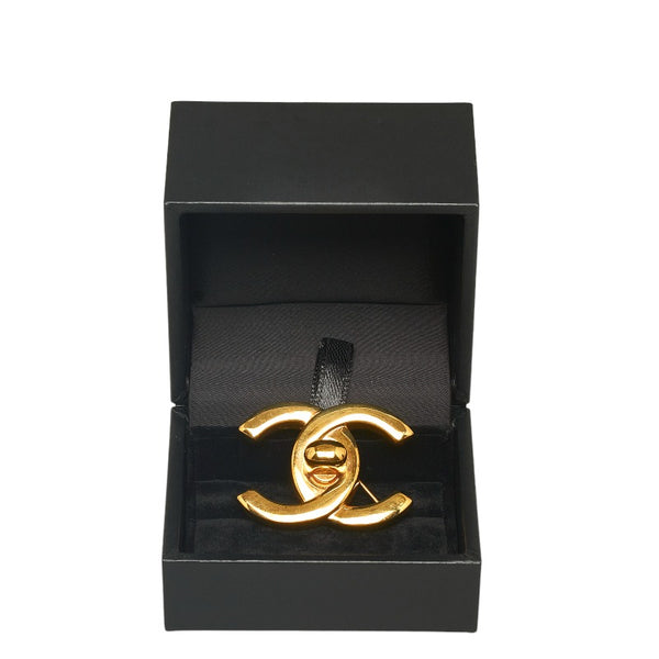 シャネル ココマーク ブローチ ゴールド メッキ レディース CHANEL 【中古】