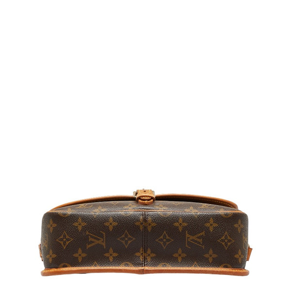 ルイ ヴィトン モノグラム ソローニュ 斜め掛け ショルダーバッグ M42250 ブラウン PVC レザー レディース LOUIS VUITTON 【中古】