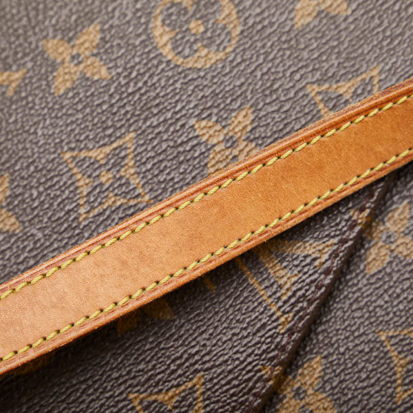 ルイ ヴィトン モノグラム ソローニュ 斜め掛け ショルダーバッグ M42250 ブラウン PVC レザー レディース LOUIS VUITTON 【中古】