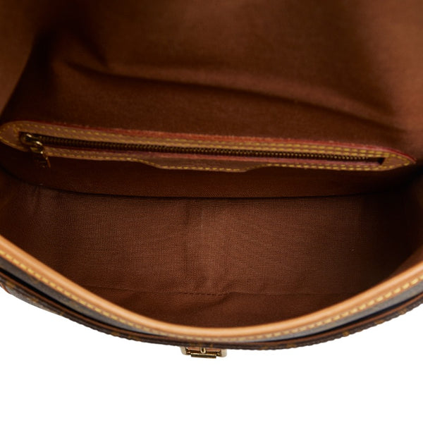 ルイ ヴィトン モノグラム ソローニュ 斜め掛け ショルダーバッグ M42250 ブラウン PVC レザー レディース LOUIS VUITTON 【中古】