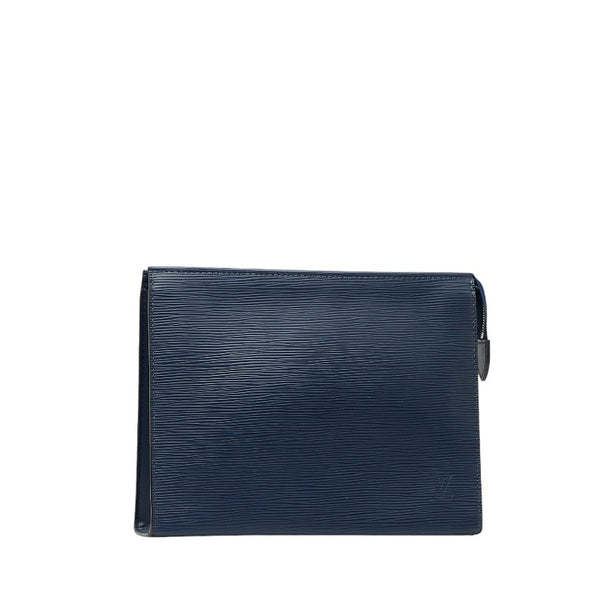 ルイ ヴィトン エピ ポッシュトワレ26 クラッチバッグ M41367 ブルー レザー レディース LOUIS VUITTON 【中古】
