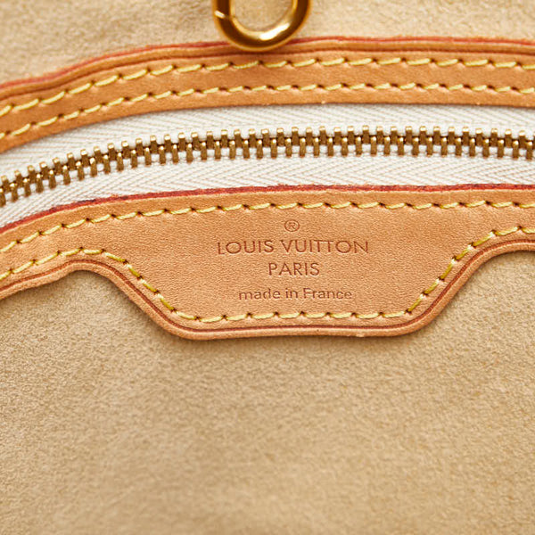 ルイ ヴィトン ダミエ アズール ハムステッド PM ハンドバッグ N51207 ホワイト PVC レザー レディース LOUIS VUITTON 【中古】