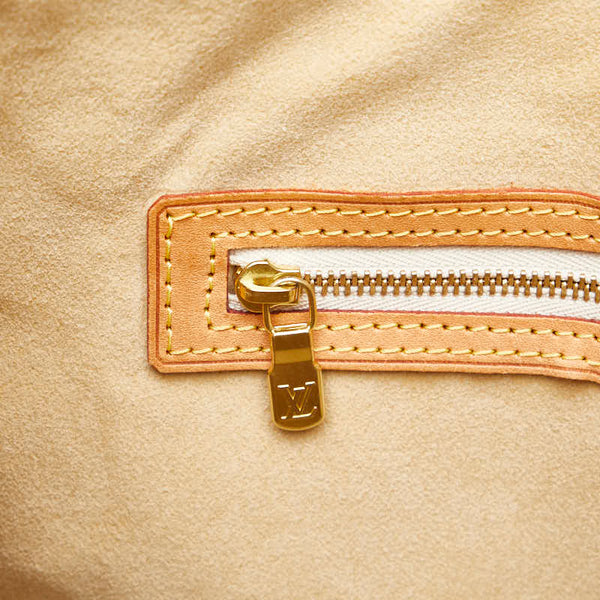 ルイ ヴィトン ダミエ アズール ハムステッド PM ハンドバッグ N51207 ホワイト PVC レザー レディース LOUIS VUITTON 【中古】