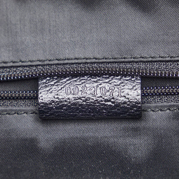 グッチ ジャッキー ハンドバッグ 0021071 ブラック レザー レディース GUCCI 【中古】