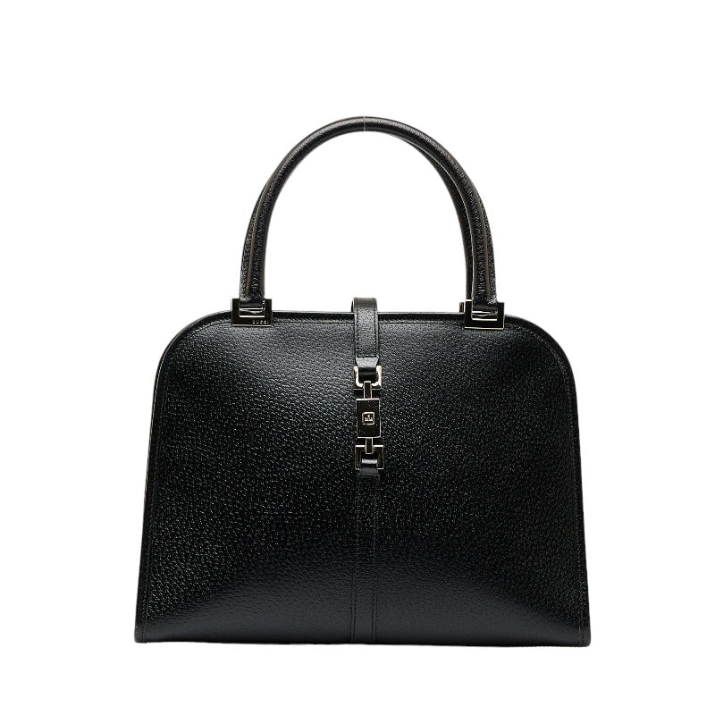 グッチ ジャッキー ハンドバッグ 0021071 ブラック レザー レディース GUCCI 【中古】