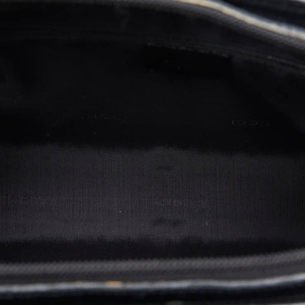 グッチ ジャッキー ハンドバッグ 0021071 ブラック レザー レディース GUCCI 【中古】