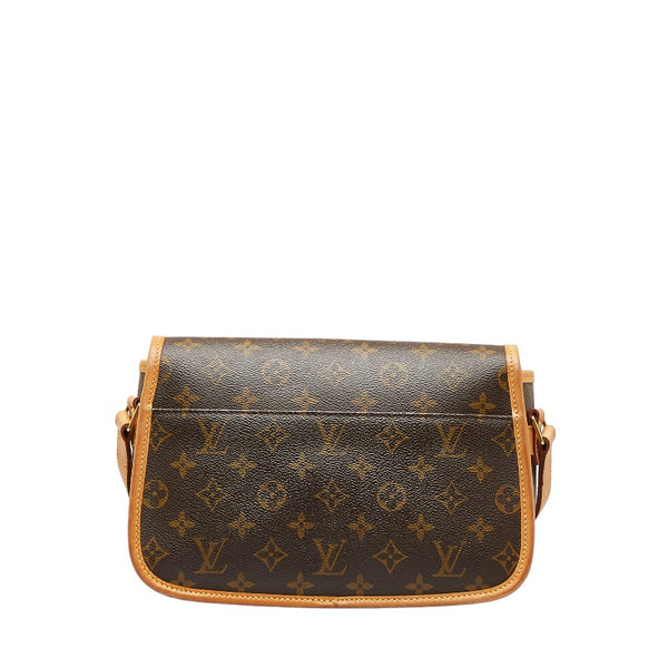 ルイ ヴィトン モノグラム ソローニュ 斜め掛け ショルダーバッグ M42250 ブラウン PVC レザー レディース LOUIS VUITTON 【中古】