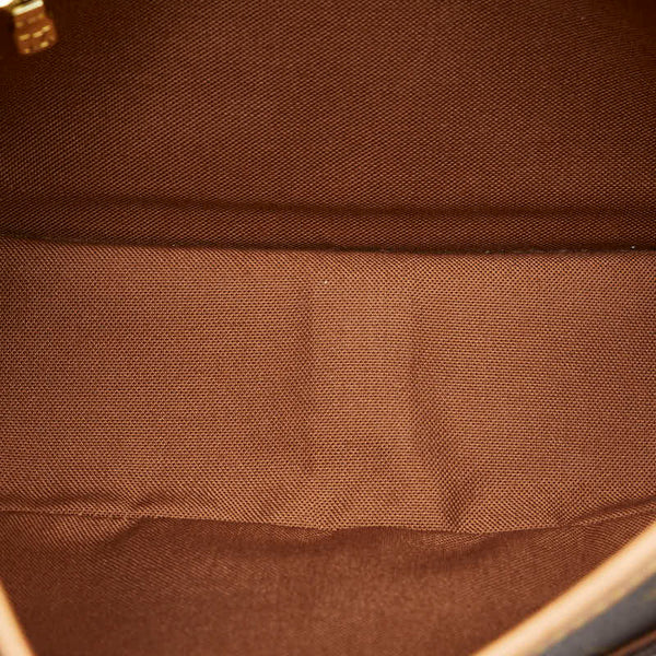 ルイ ヴィトン モノグラム ソローニュ 斜め掛け ショルダーバッグ M42250 ブラウン PVC レザー レディース LOUIS VUITTON 【中古】