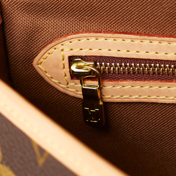 ルイ ヴィトン モノグラム ソローニュ 斜め掛け ショルダーバッグ M42250 ブラウン PVC レザー レディース LOUIS VUITTON 【中古】