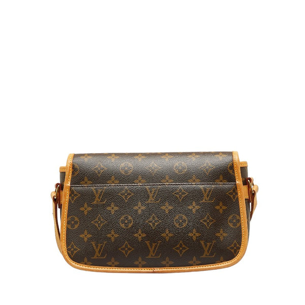 ルイ ヴィトン モノグラム ソローニュ 斜め掛け ショルダーバッグ M42250 ブラウン PVC レザー レディース LOUIS VUITTON 【中古】