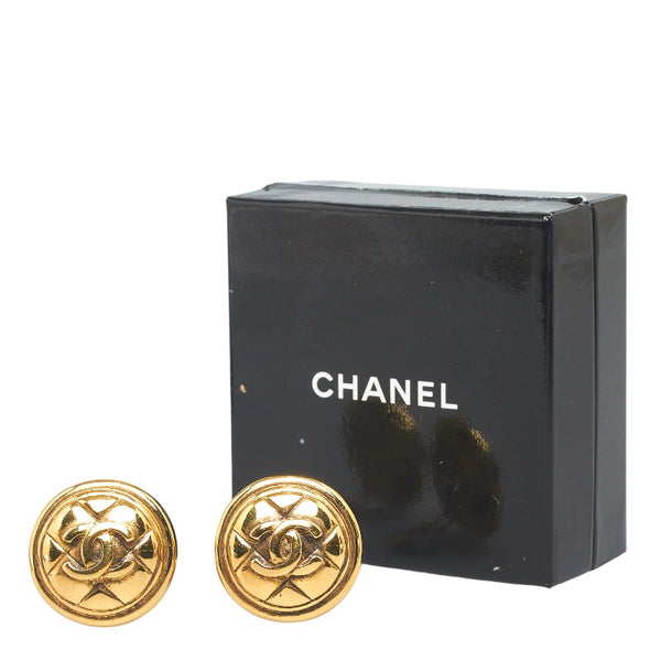 シャネル ココマーク イヤリング ゴールド メッキ レディース CHANEL 【中古】