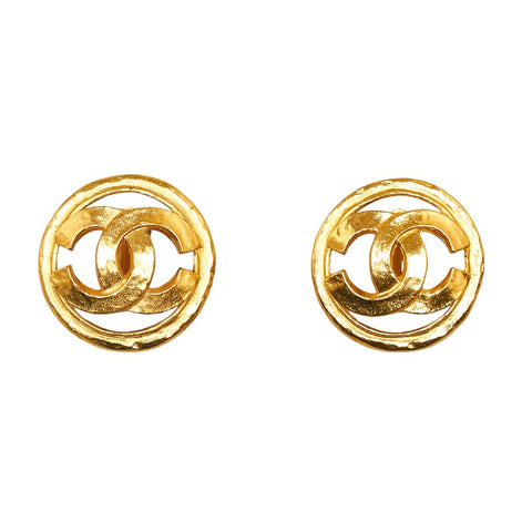 シャネル ココマーク イヤリング ゴールド メッキ レディース CHANEL 【中古】