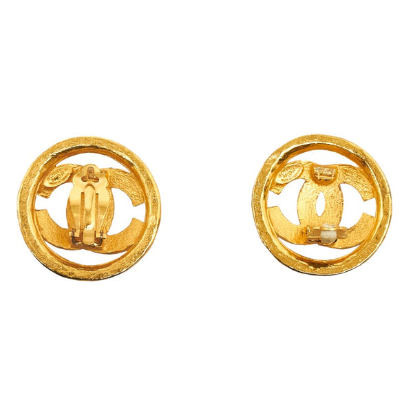 シャネル ココマーク イヤリング ゴールド メッキ レディース CHANEL 【中古】