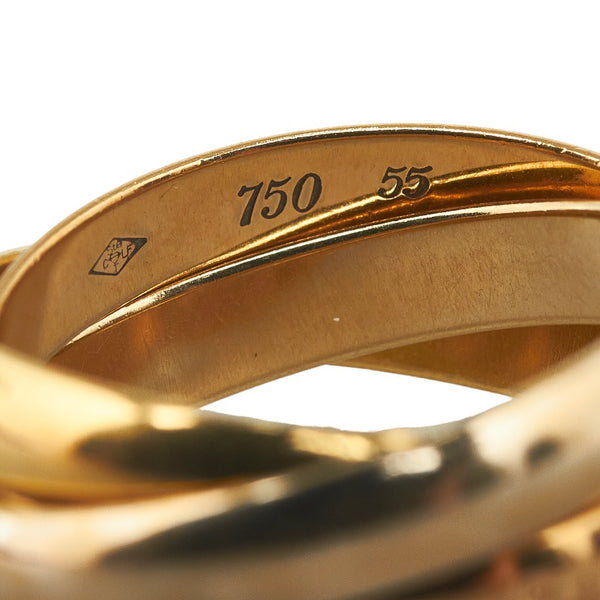 カルティエ マストライン トリニティリング リング 指輪 750 レディース CARTIER 【中古】