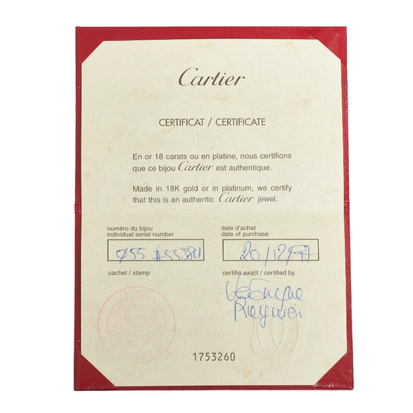 カルティエ マストライン トリニティリング リング 指輪 750 レディース CARTIER 【中古】