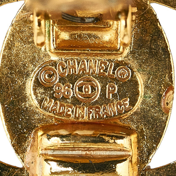 シャネル ココマーク ターンロック イヤリング ゴールド メッキ レディース CHANEL 【中古】