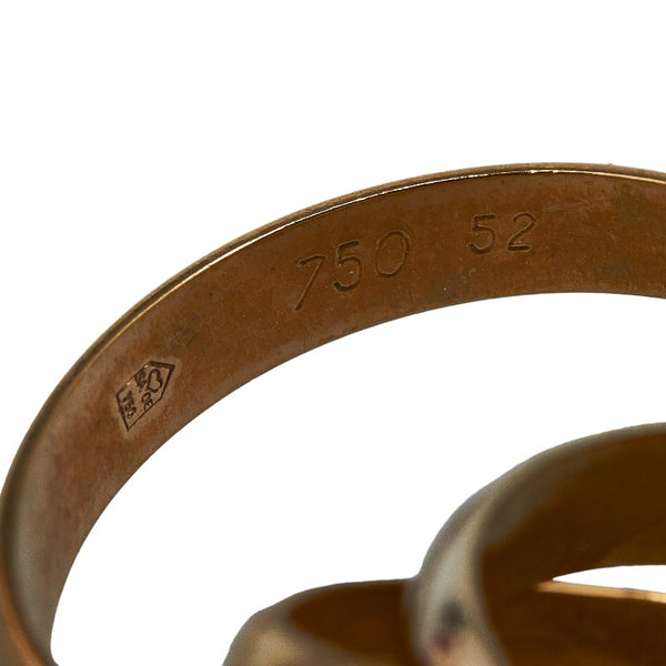 カルティエ トリニティ リング 指輪 K18PG ピンクゴールド K18YG イエローゴールド K18 ホワイトゴールド レディース CARTIER 【中古】