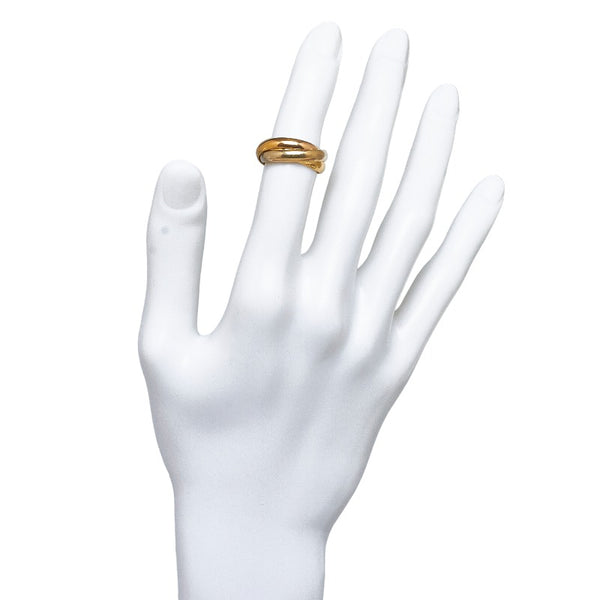 カルティエ トリニティ リング 指輪 K18PG ピンクゴールド K18YG イエローゴールド K18 ホワイトゴールド レディース CARTIER 【中古】