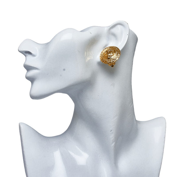 シャネル ココマーク ヴィンテージ イヤリング ゴールド メッキ レディース CHANEL 【中古】