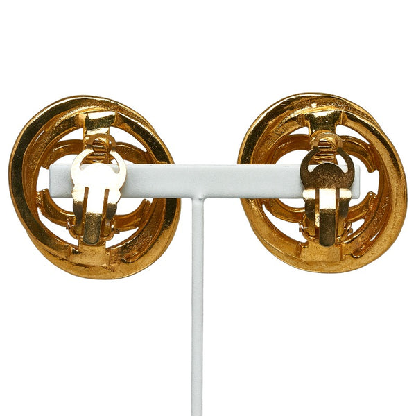 シャネル ココマーク ヴィンテージ イヤリング ゴールド メッキ レディース CHANEL 【中古】